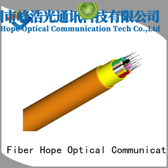 Fiber Hope fast speed indoor fiber optic cable excellent for transfer information