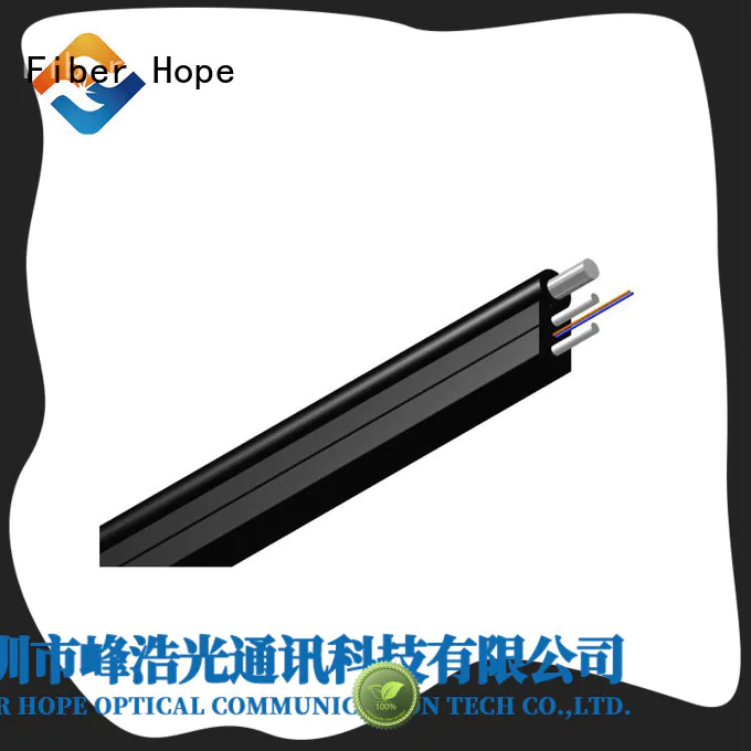 Fiber Hope ftth cable widely employed for building incoming optical cables