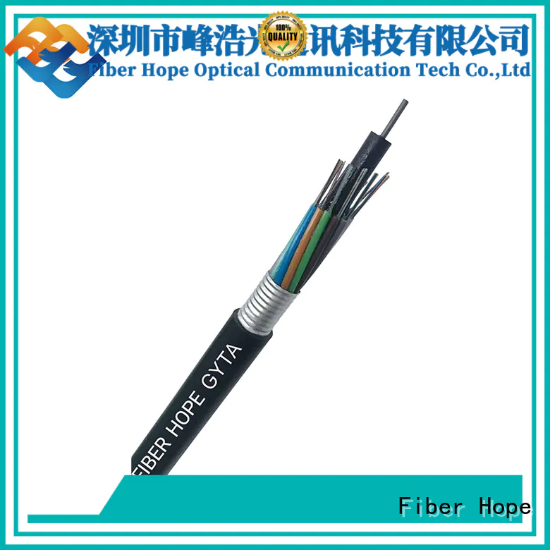 Fiber Hope high tensile strength outdoor fiber cable best choise for outdoor