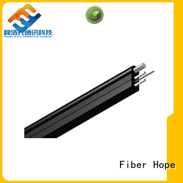Fiber Hope strong practicability fiber drop cable with many advantages building incoming optical cables