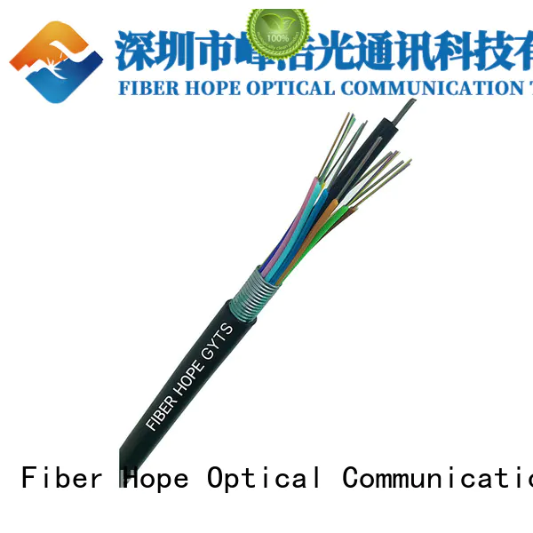 Fiber Hope thick protective layer outdoor fiber cable best choise for outdoor