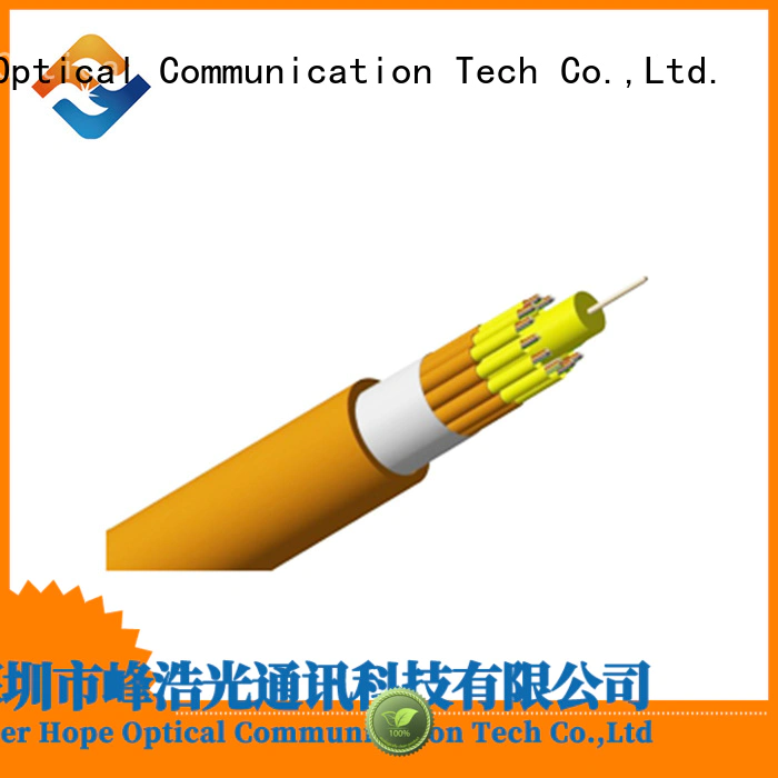 Fiber Hope clear signal multimode fiber optic cable good choise for computers