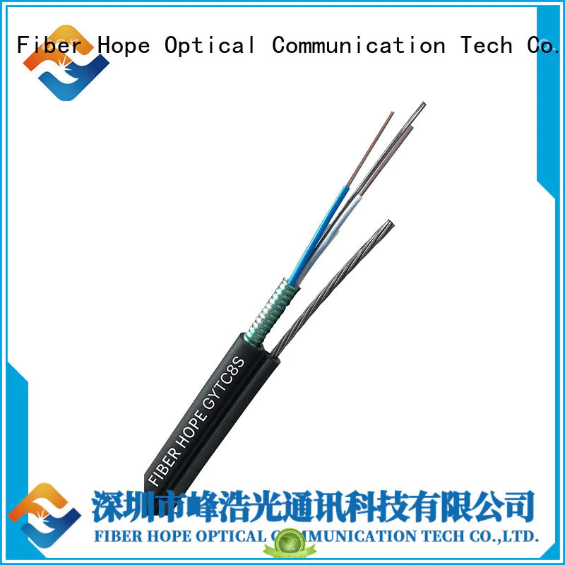 Fiber Hope high tensile strength outdoor fiber optic cable good for outdoor
