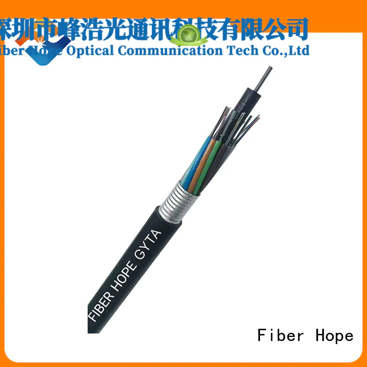 Fiber Hope high tensile strength outdoor fiber cable ideal for networks interconnection