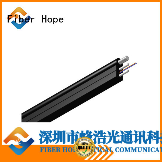light weight fiber drop cable widely employed for building incoming optical cables