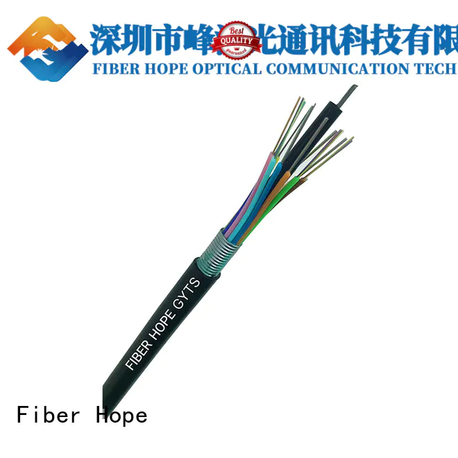 Fiber Hope waterproof armored fiber cable best choise for networks interconnection