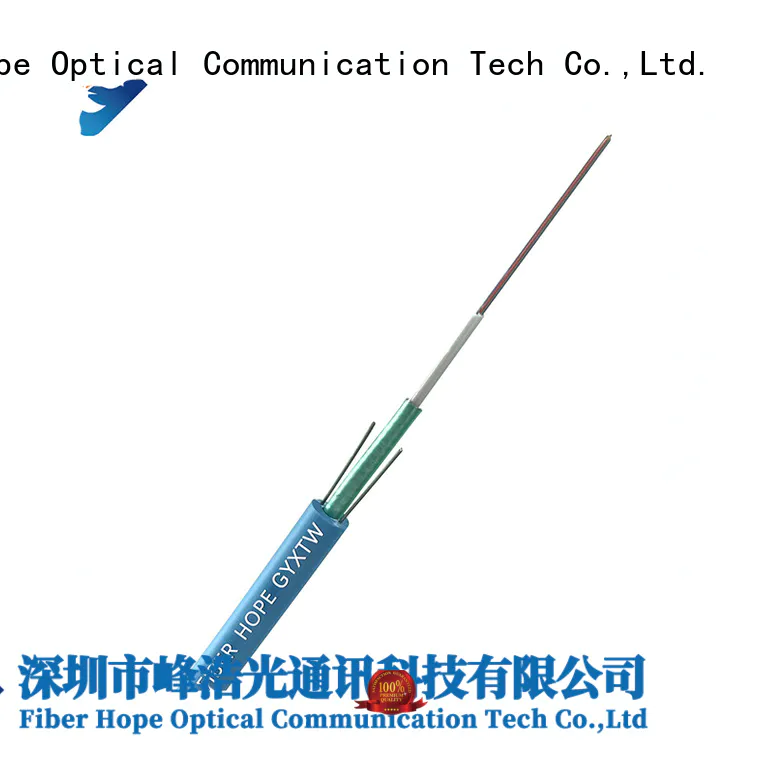 Fiber Hope high tensile strength outdoor fiber optic cable oustanding for outdoor