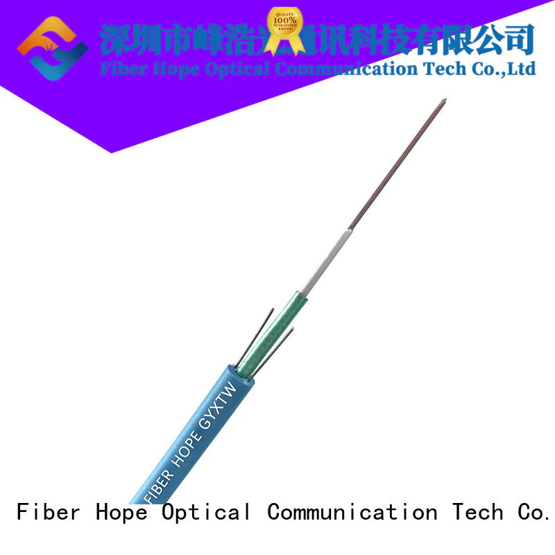 Fiber Hope waterproof armored fiber optic cable oustanding for networks interconnection