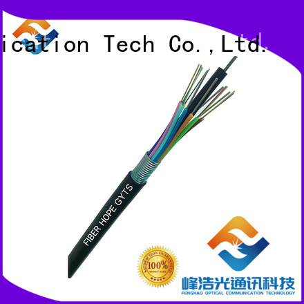 thick protective layer outdoor fiber optic cable oustanding for networks interconnection