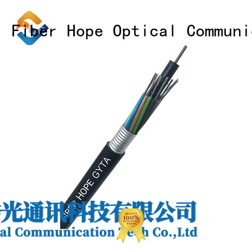 Fiber Hope high tensile strength armored fiber cable good for outdoor