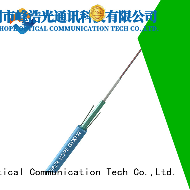 thick protective layer outdoor fiber cable best choise for networks interconnection