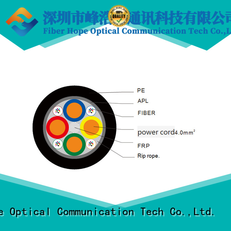 composite fiber optic cable ideal for communication system