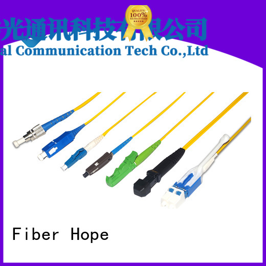 Fiber Hope efficient fiber optic patch cord widely applied for WANs