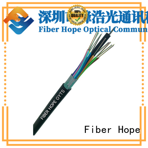 Fiber Hope high tensile strength armored fiber optic cable oustanding for networks interconnection