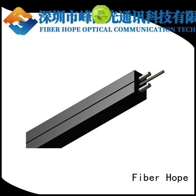 Fiber Hope environmentally friendly ftth drop cable applied for building incoming optical cables
