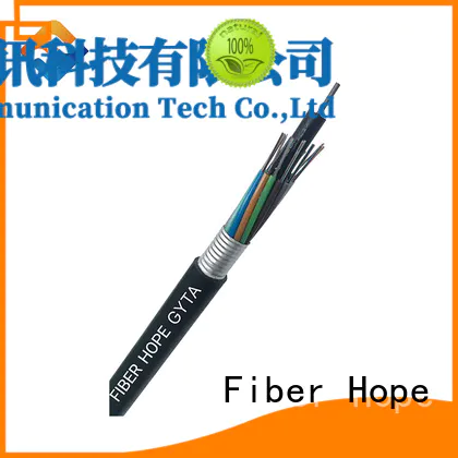 Fiber Hope waterproof armored fiber cable ideal for networks interconnection