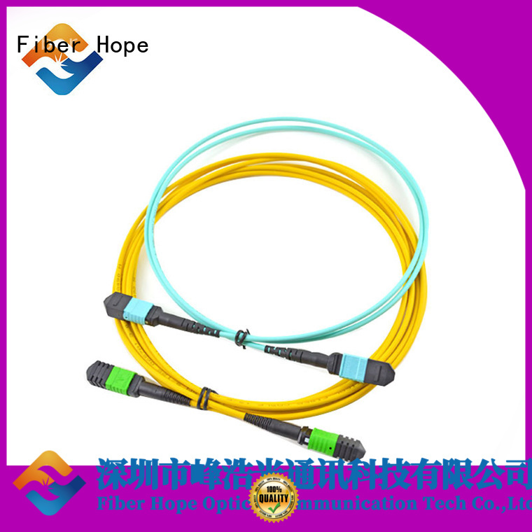 Fiber Hope cable assembly communication systems