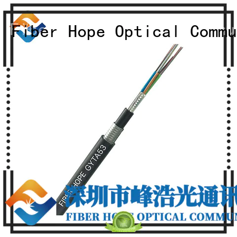 Fiber Hope thick protective layer fiber cable types best choise for outdoor