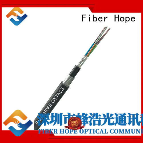 high tensile strength outdoor fiber cable good for networks interconnection