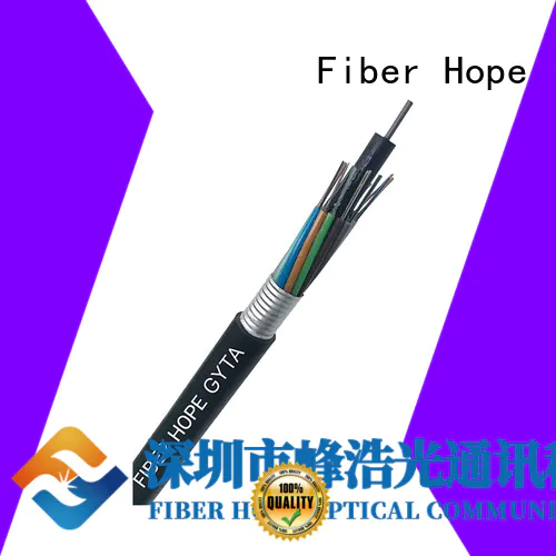 Fiber Hope thick protective layer fiber cable types oustanding for outdoor