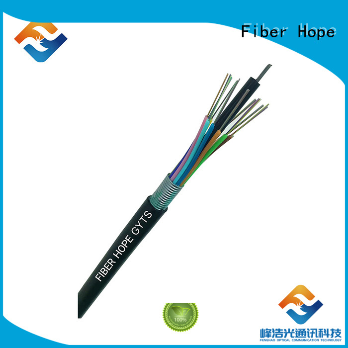 Fiber Hope waterproof armored fiber cable oustanding for outdoor