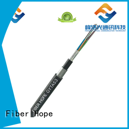Fiber Hope thick protective layer outdoor cable ideal for outdoor