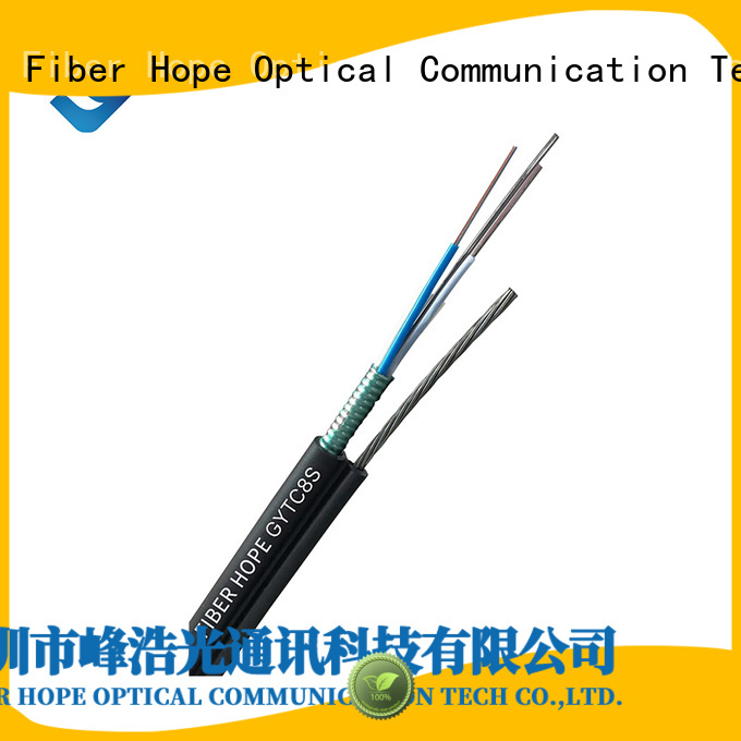 Fiber Hope thick protective layer outdoor fiber optic cable best choise for outdoor