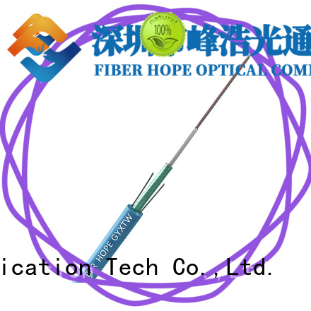Fiber Hope thick protective layer outdoor fiber cable best choise for networks interconnection