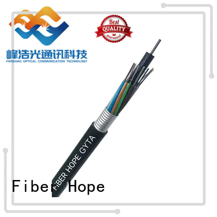 Fiber Hope high tensile strength outdoor fiber optic cable ideal for networks interconnection