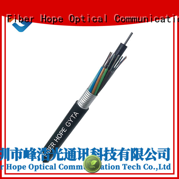 Fiber Hope high tensile strength outdoor fiber optic cable oustanding for networks interconnection