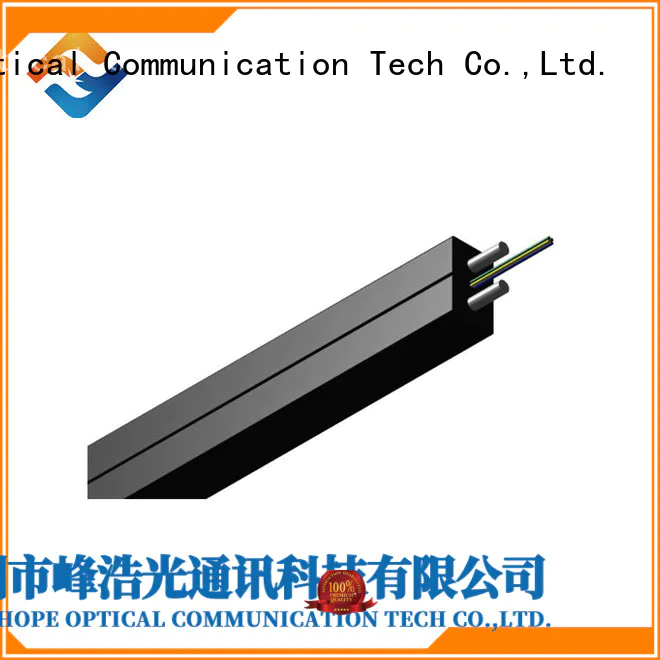 Fiber Hope light weight ftth drop cable widely employed for user wiring for FTTH