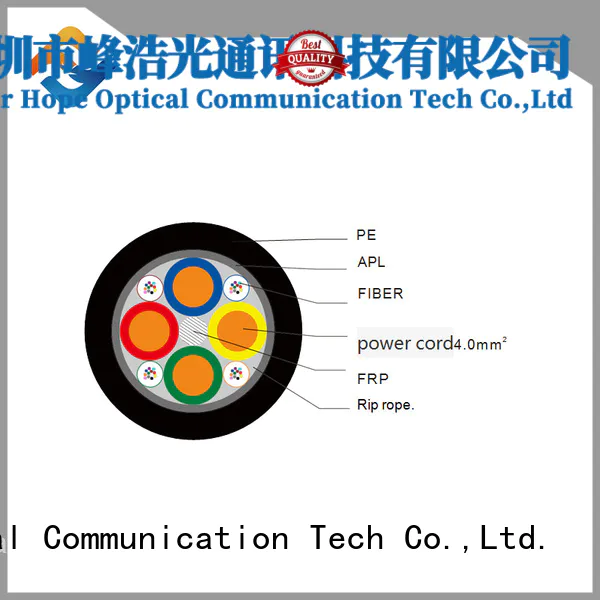 Fiber Hope good side pressure resistance bulk fiber optic cable suitable for communication system