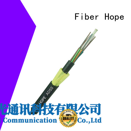 Fiber Hope adss fiber optic cable used for lightning