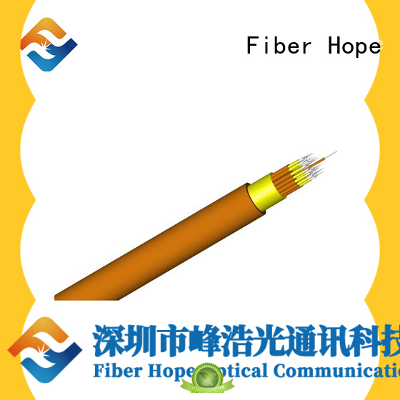 Fiber Hope fast speed indoor fiber optic cable excellent for indoor