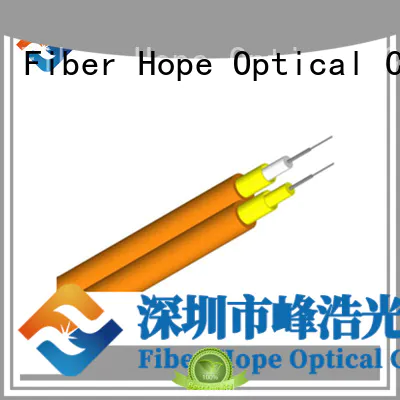 Fiber Hope fast speed multimode fiber optic cable satisfied with customers for indoor