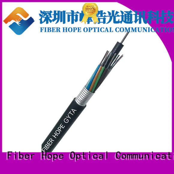 high tensile strength armored fiber optic cable good for outdoor