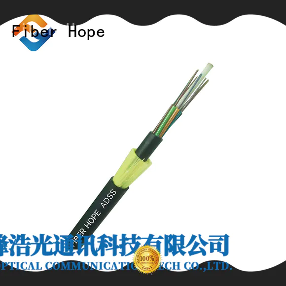 Fiber Hope adss fiber optic cable with good price for transmission systems