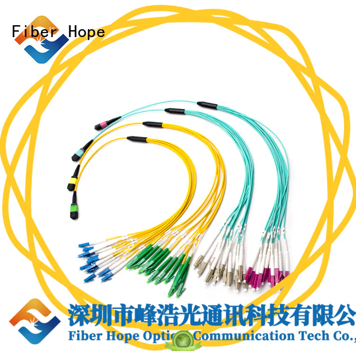 Fiber Hope high performance mpo cable popular with basic industry