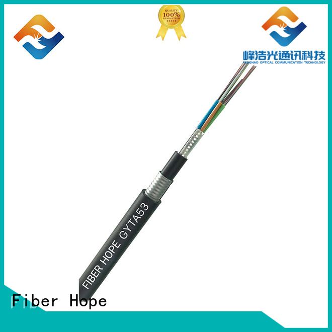 Fiber Hope high tensile strength armored fiber cable good for networks interconnection