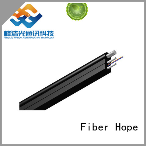 Fiber Hope light weight fiber drop cable widely employed for user wiring for FTTH