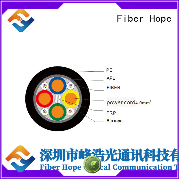 Fiber Hope composite fiber optic cable suitable for communication system