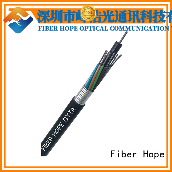 Fiber Hope waterproof single mode fiber cable outdoor
