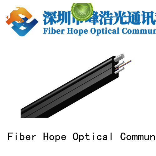 Fiber Hope environmentally friendly ftth drop cable suitable for indoor wiring