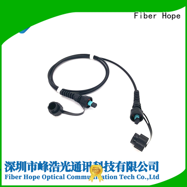 mpo to lc breakout cable used for communication industry Fiber Hope