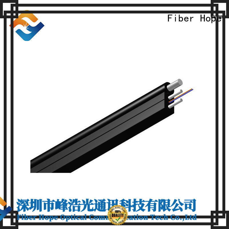 Fiber Hope light weight fiber drop cable with many advantages indoor wiring