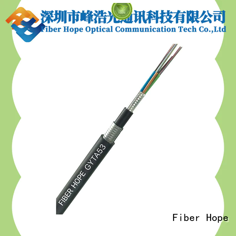 Fiber Hope armored fiber optic cable ideal for outdoor