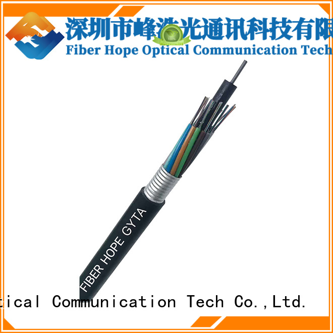Fiber Hope thick protective layer outdoor fiber cable oustanding for networks interconnection