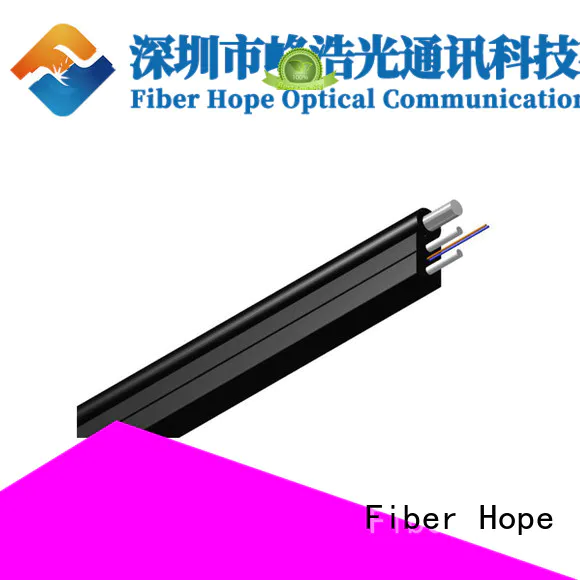 Fiber Hope light weight ftth drop cable with many advantages indoor wiring