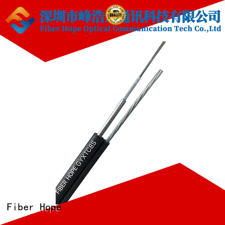 Fiber Hope thick protective layer armored fiber optic cable ideal for networks interconnection