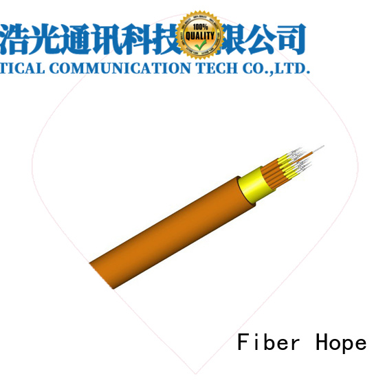 Fiber Hope 12 core fiber optic cable satisfied with customers for communication equipment